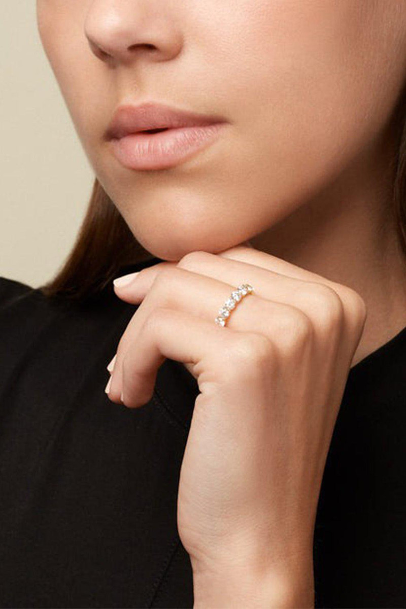 MELISSA KAYE Sadie Eternity Band - 3.5mm outlook