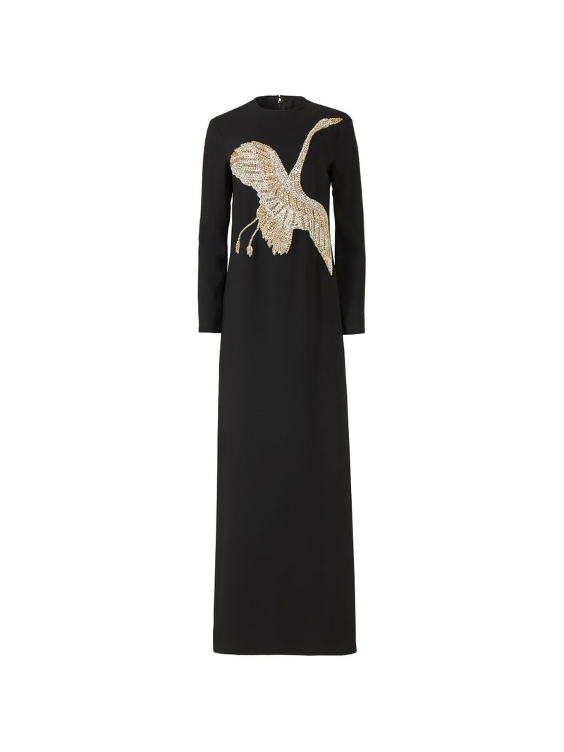 Nadine beaded-applique maxi dress 1