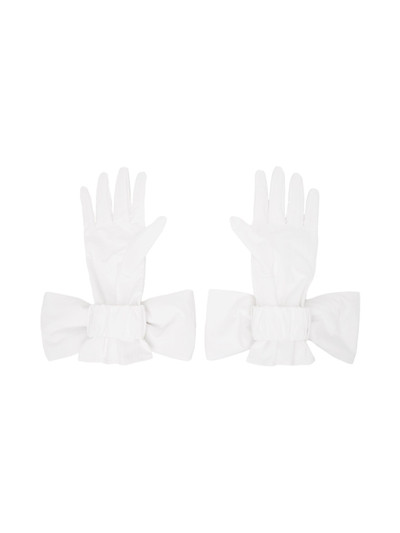 SHUSHU/TONG SSENSE Exclusive White Gloves outlook