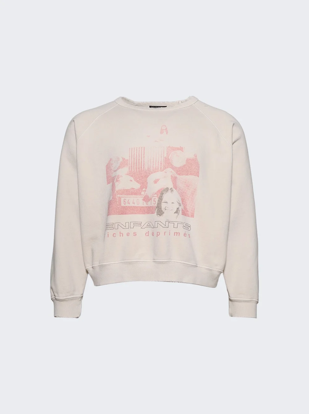 Incandescent Raglan Sweatshirt Dirty White - 1