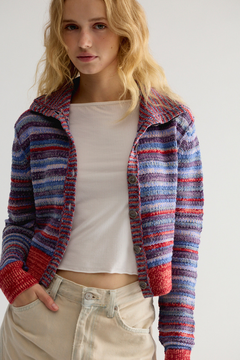 We The Free Alyson Striped Cardi 3