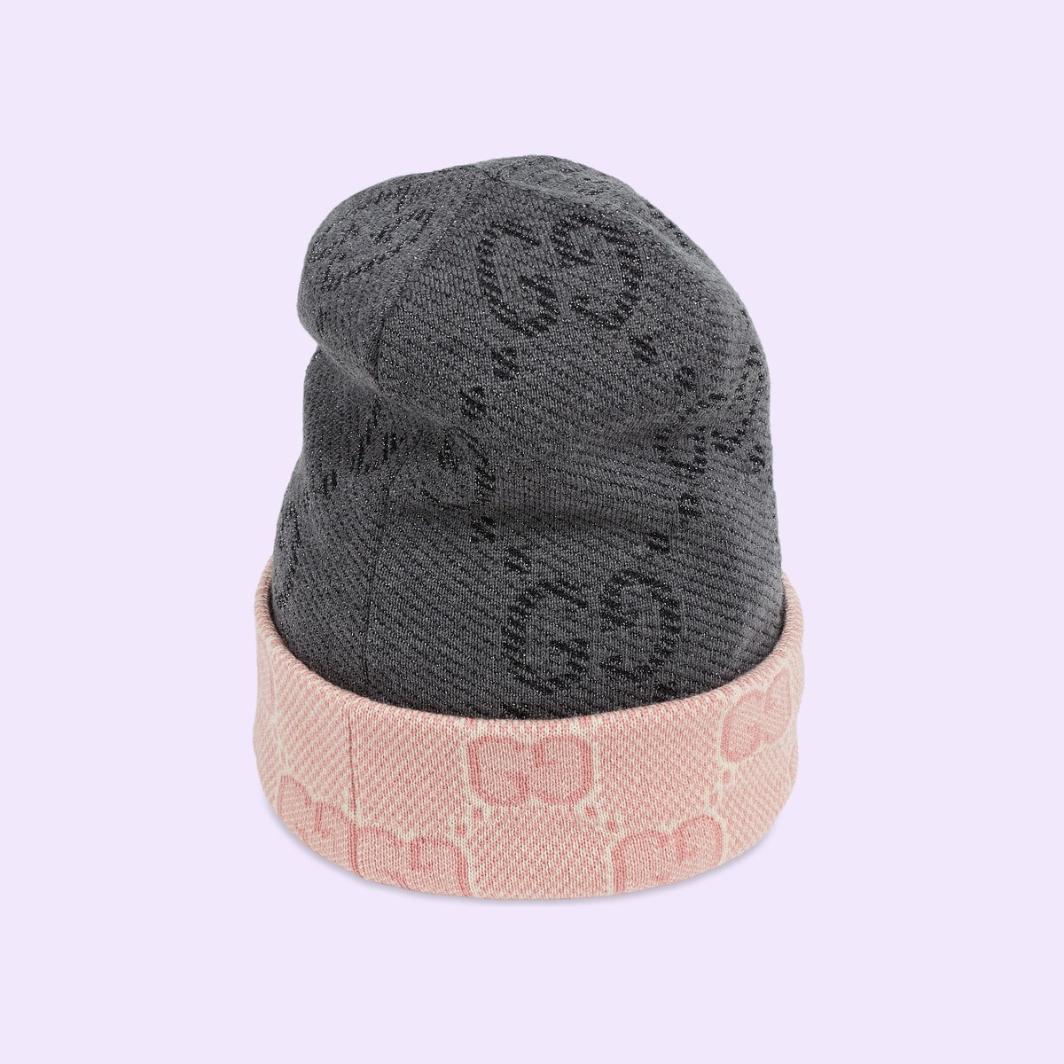 Reversible GG wool hat - 7