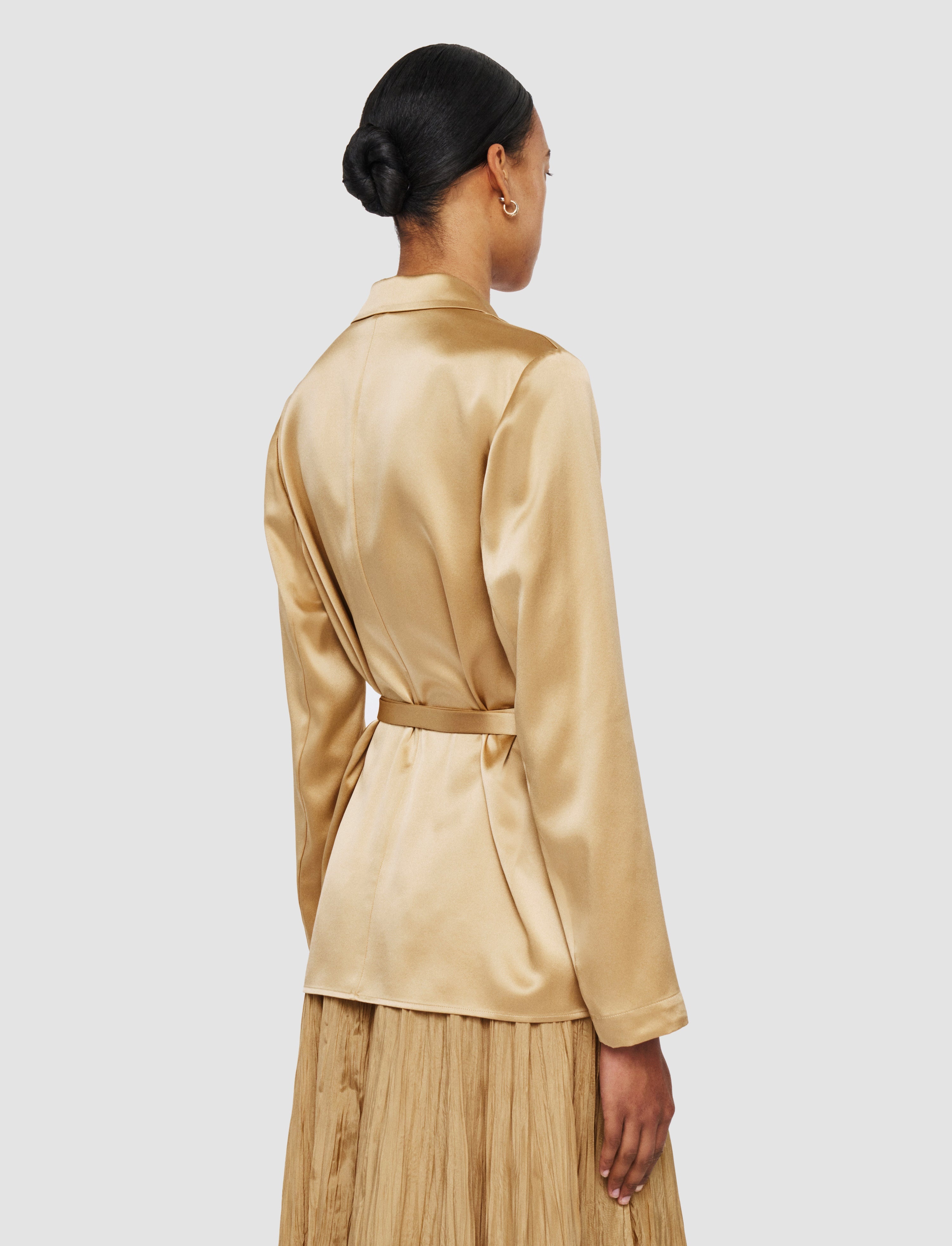 Joubert Silk Satin Jacket - 4