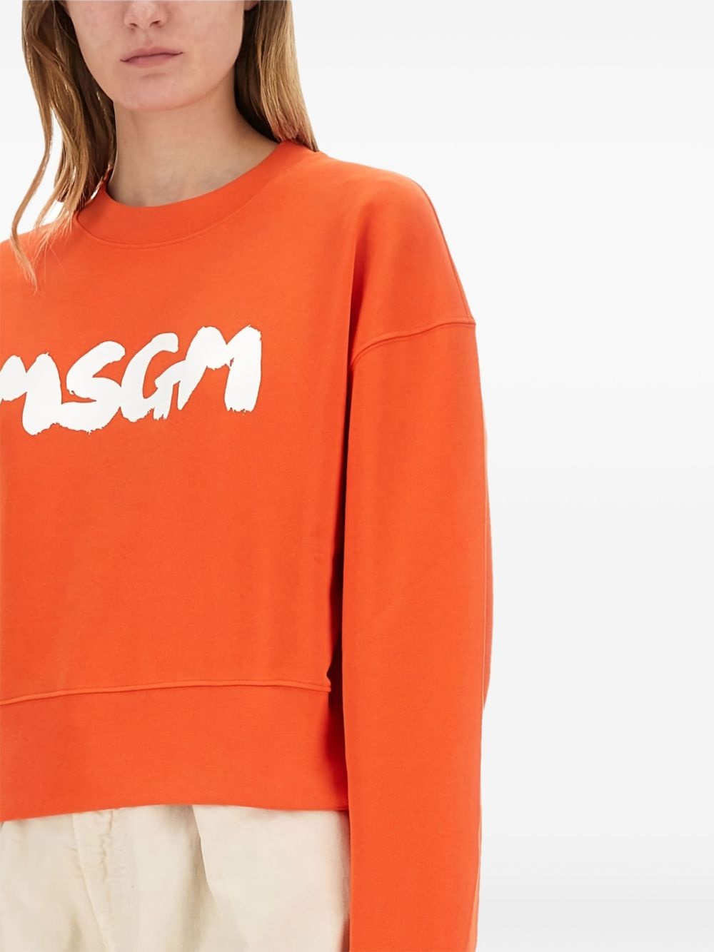 logo-print sweatshirt - 4