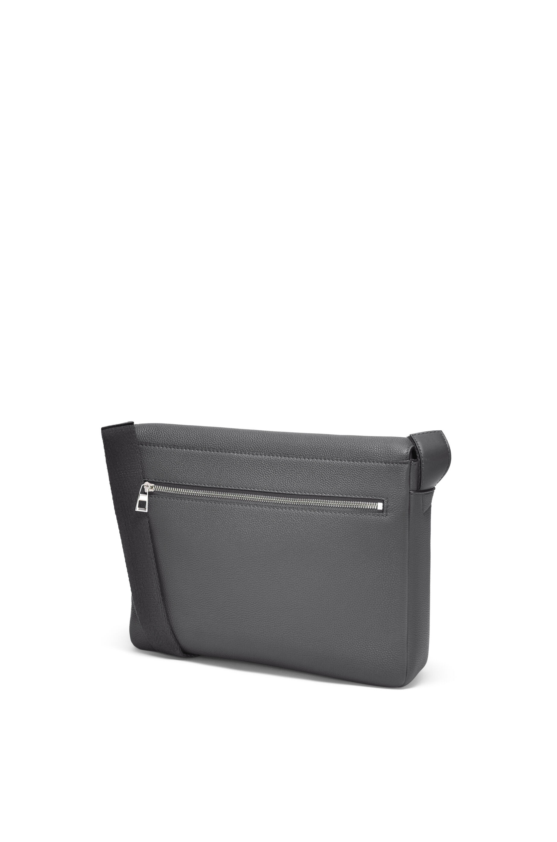 Military Messenger bag in soft grained calfskin - 3