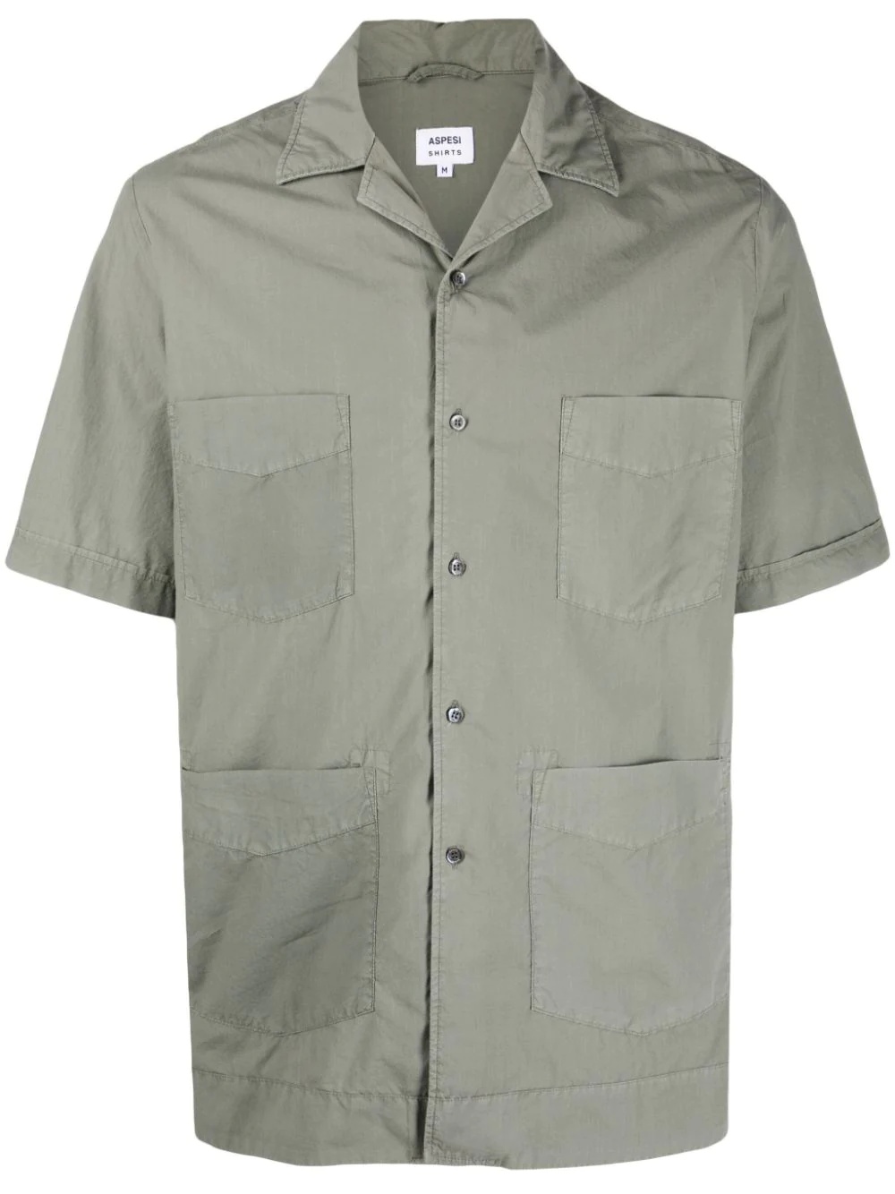 short-sleeve cotton shirt - 1
