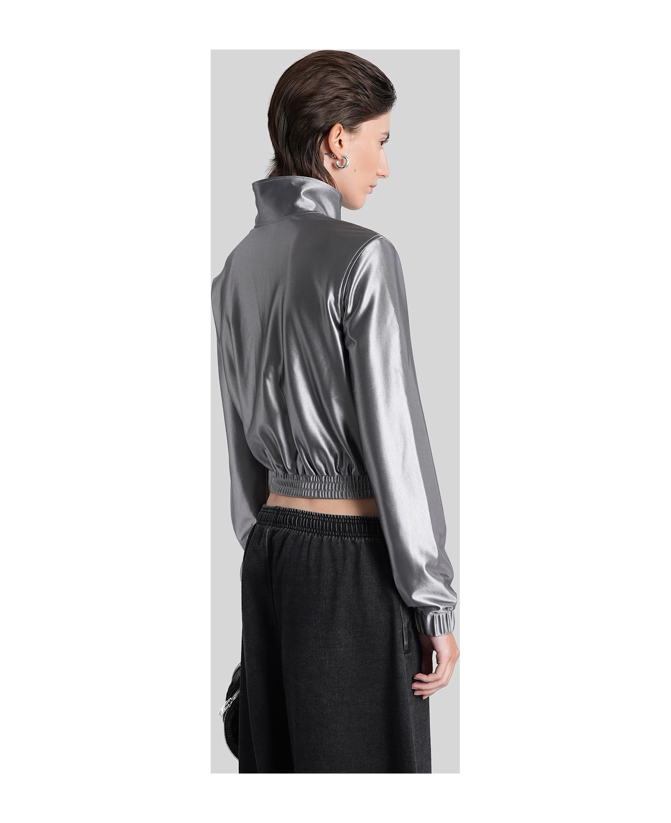 Sweatshirt In Grey Polyester - 3