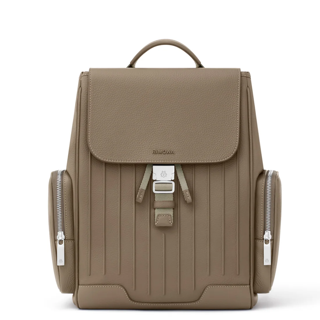 Never Still - Leather Flap Backpack Small - 1
