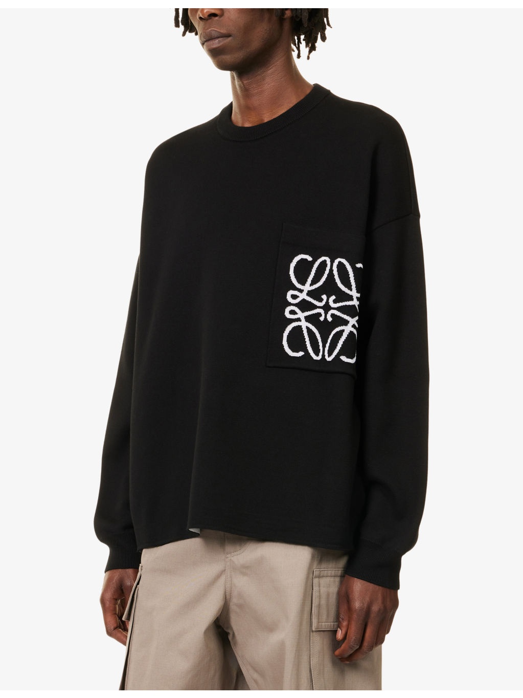 Anagram Crewneck Knitted Jumper - 3