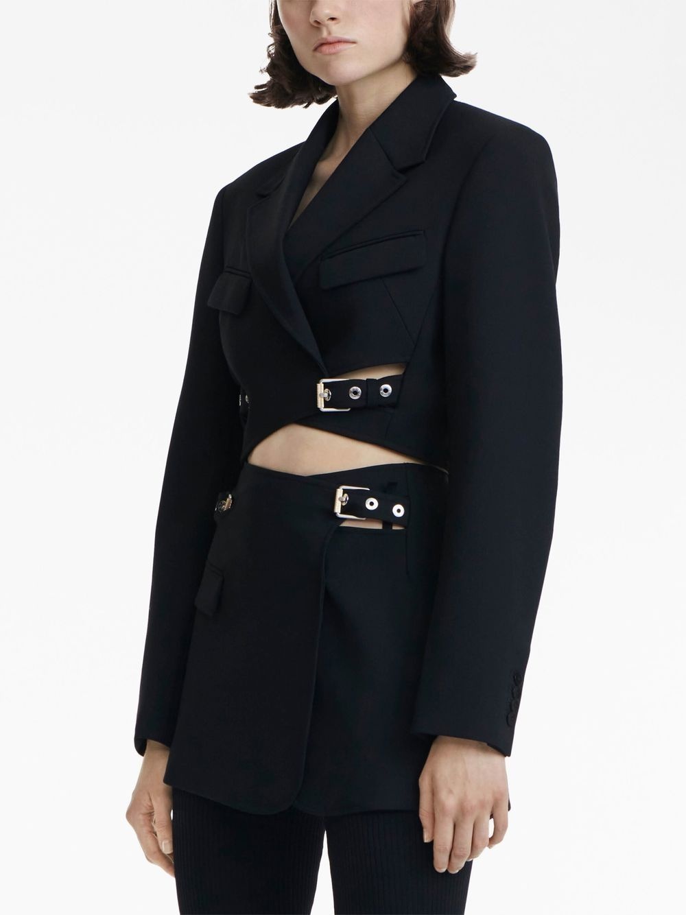 Interlock cropped blazer - 5