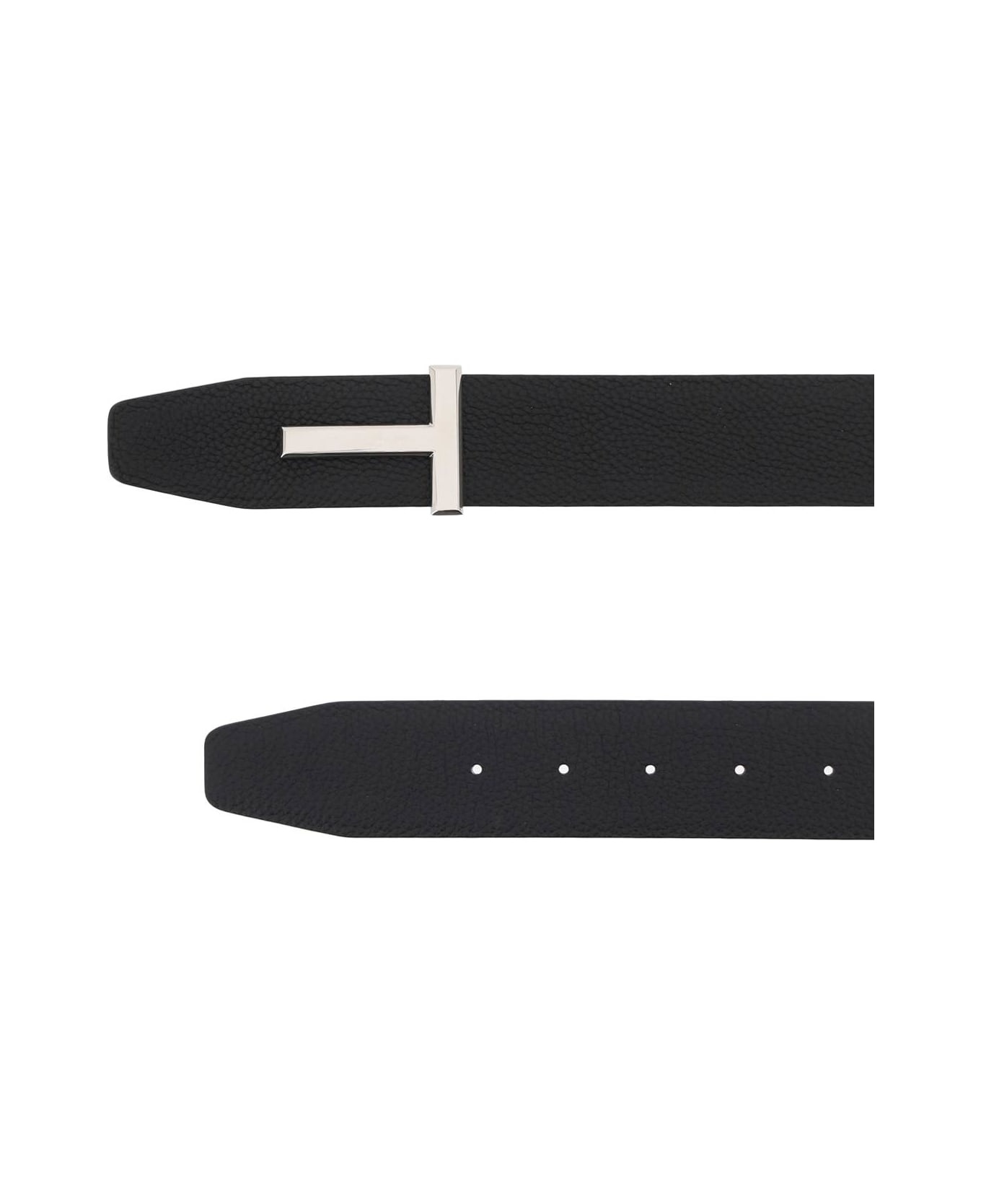 Grainy Leather Belt - 2