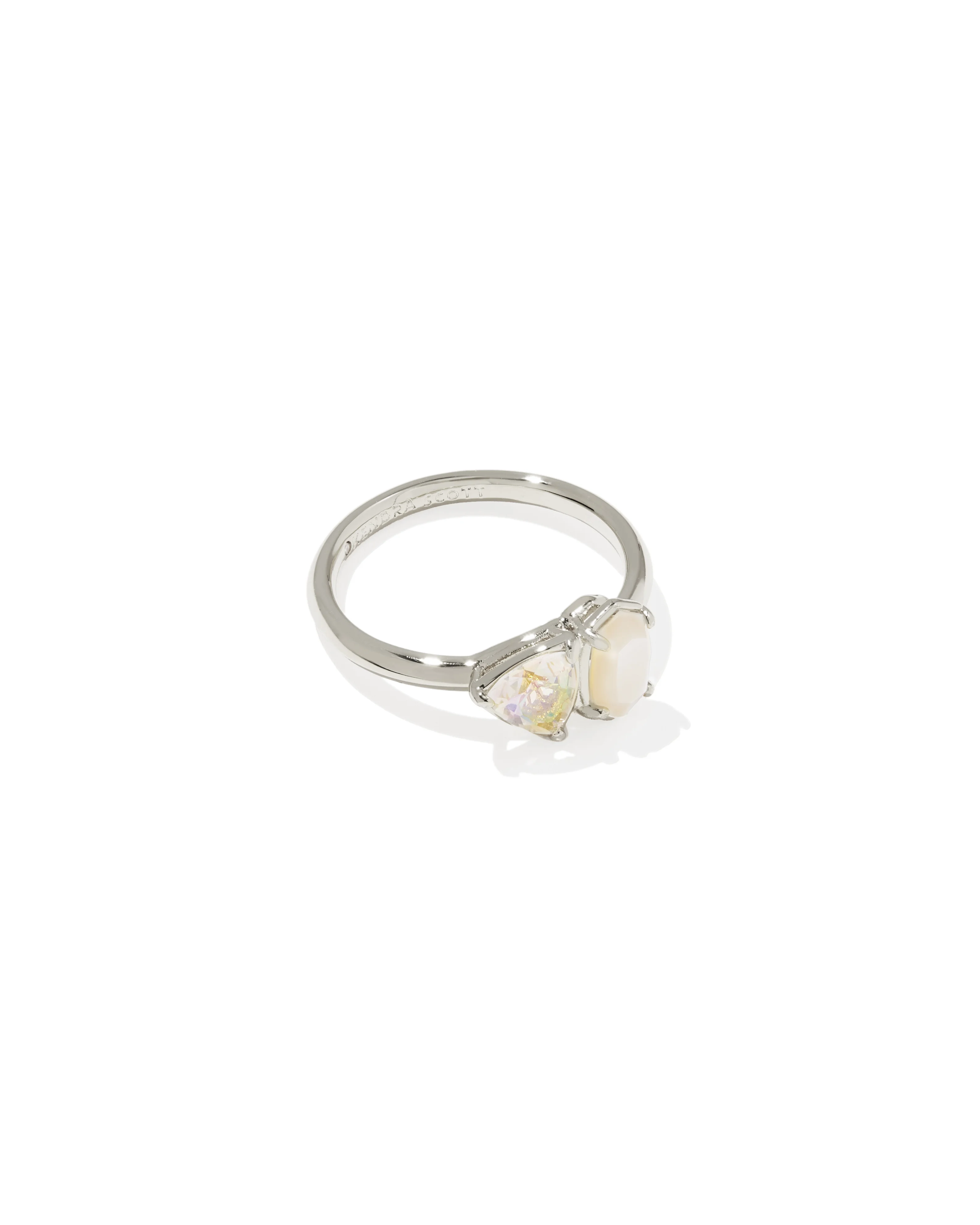 Tatum Silver Band Ring - 1