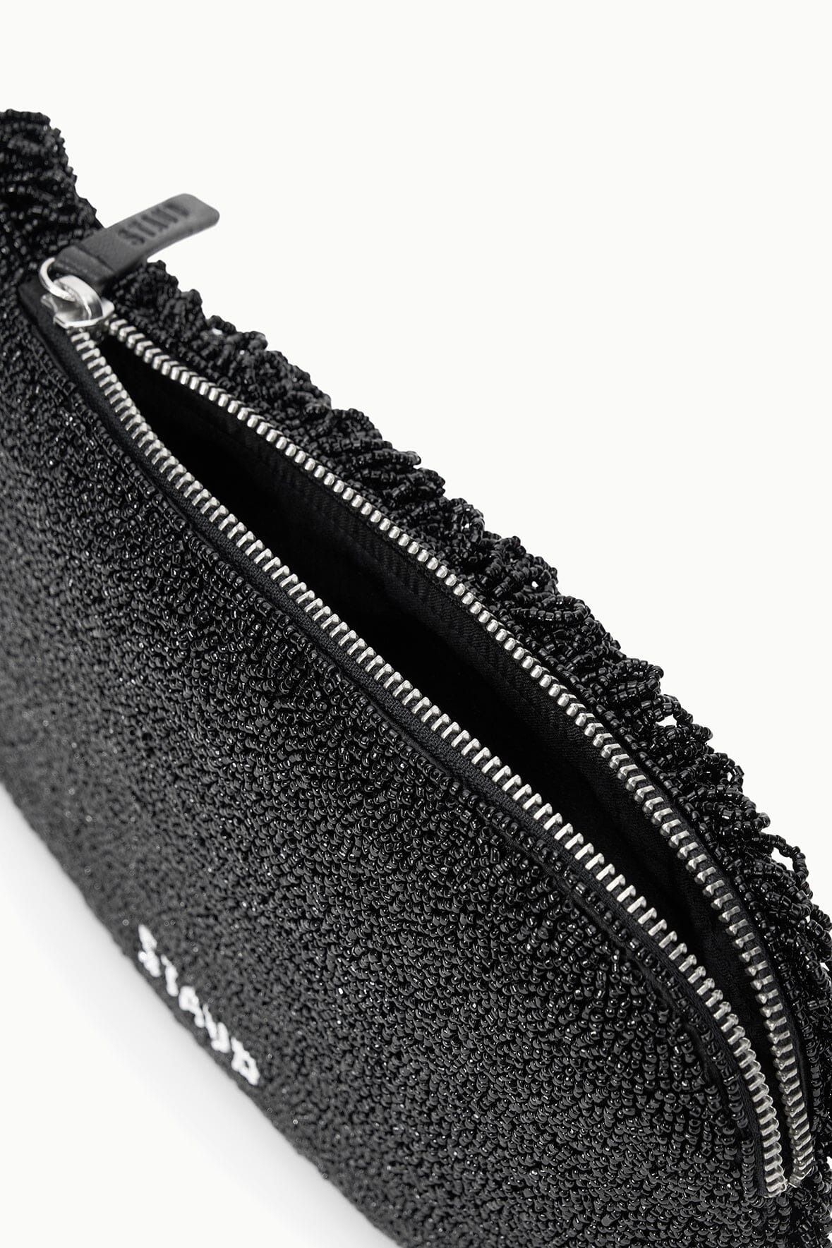 STAUD DOLLY BEADED CLUTCH BLACK - 7