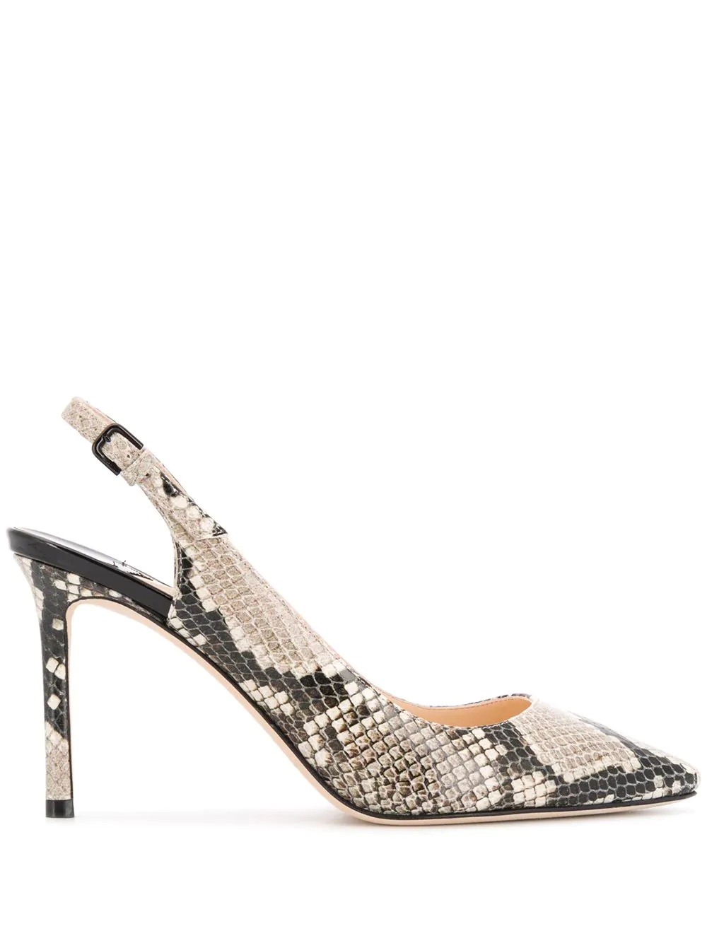 Erin 85mm snake-effect pumps - 1