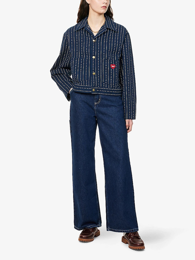 Carhartt Drewe Heart-Appliqué Cotton Twill Jacket outlook