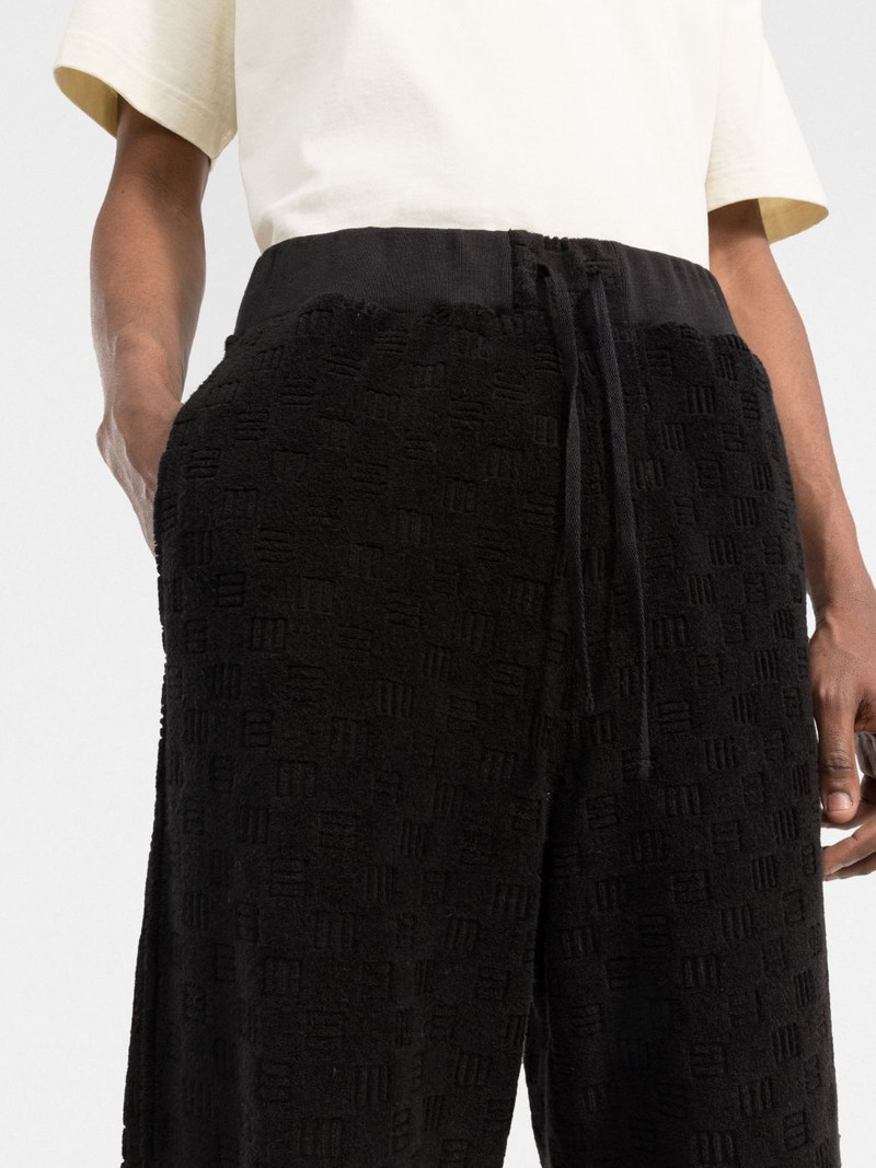 straight-leg jacquard track pants 5
