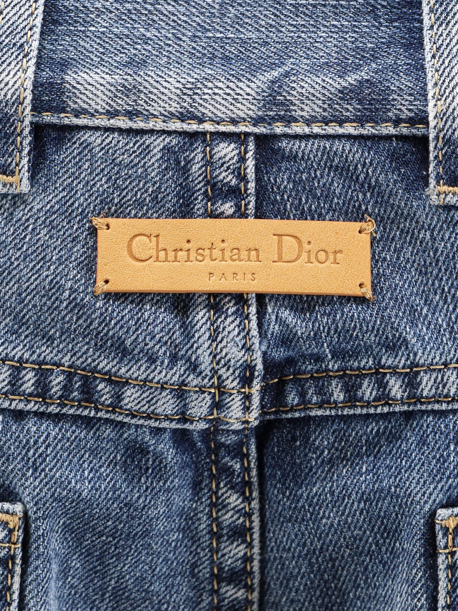 Dior Women Regular Fit Stone-Washed Denim Jeans - 3