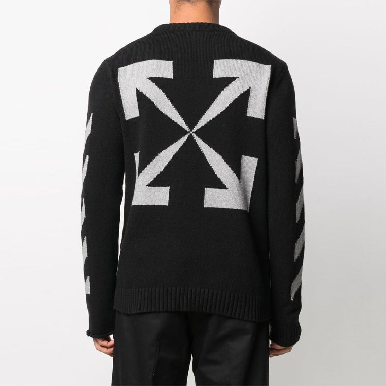 Off-White Men's SS21 SS21 logo Shirt Black OMHE023R21KNI0011041 - 4
