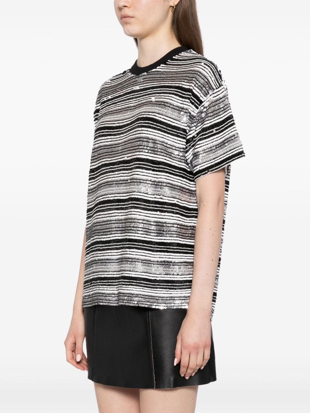 sequin-embellished top - 3