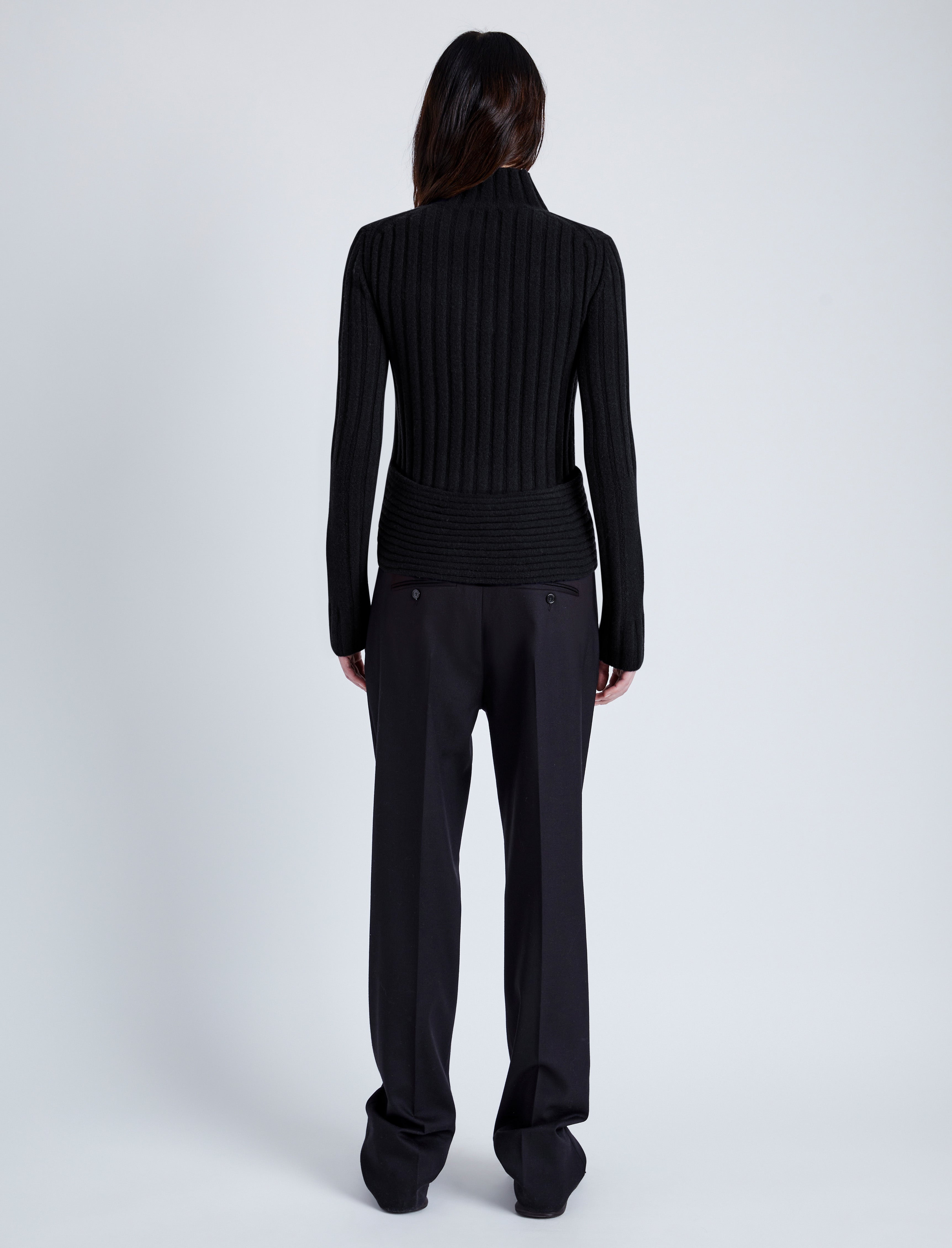 Haven Sweater in Midweight Cashmere Rib - 5