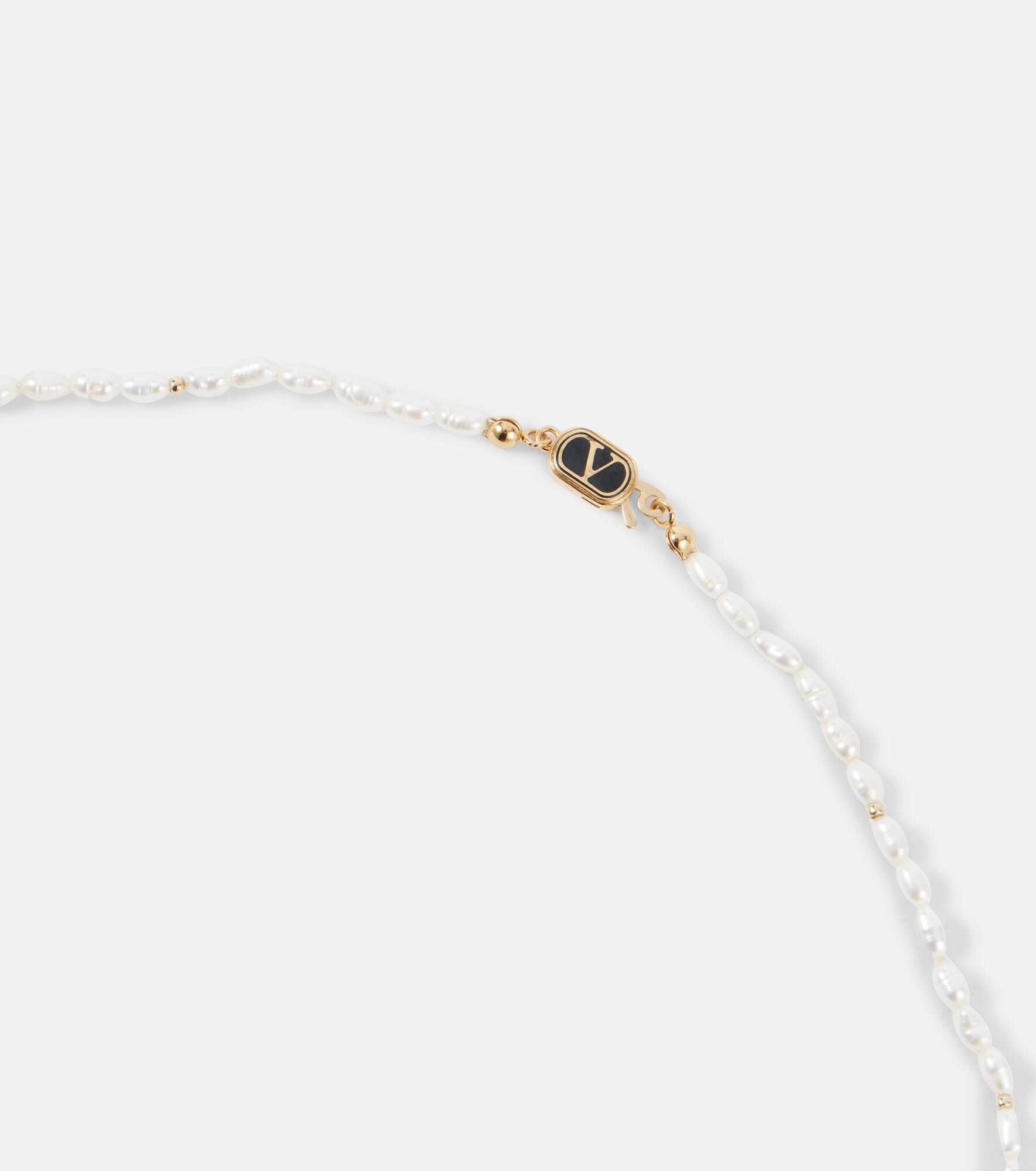 Faux pearl necklace - 2