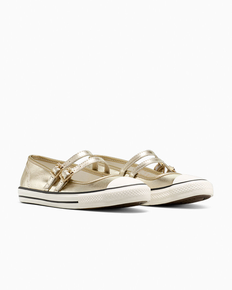 Chuck Taylor All Star Dainty Mary Jane Metallic Canvas 5