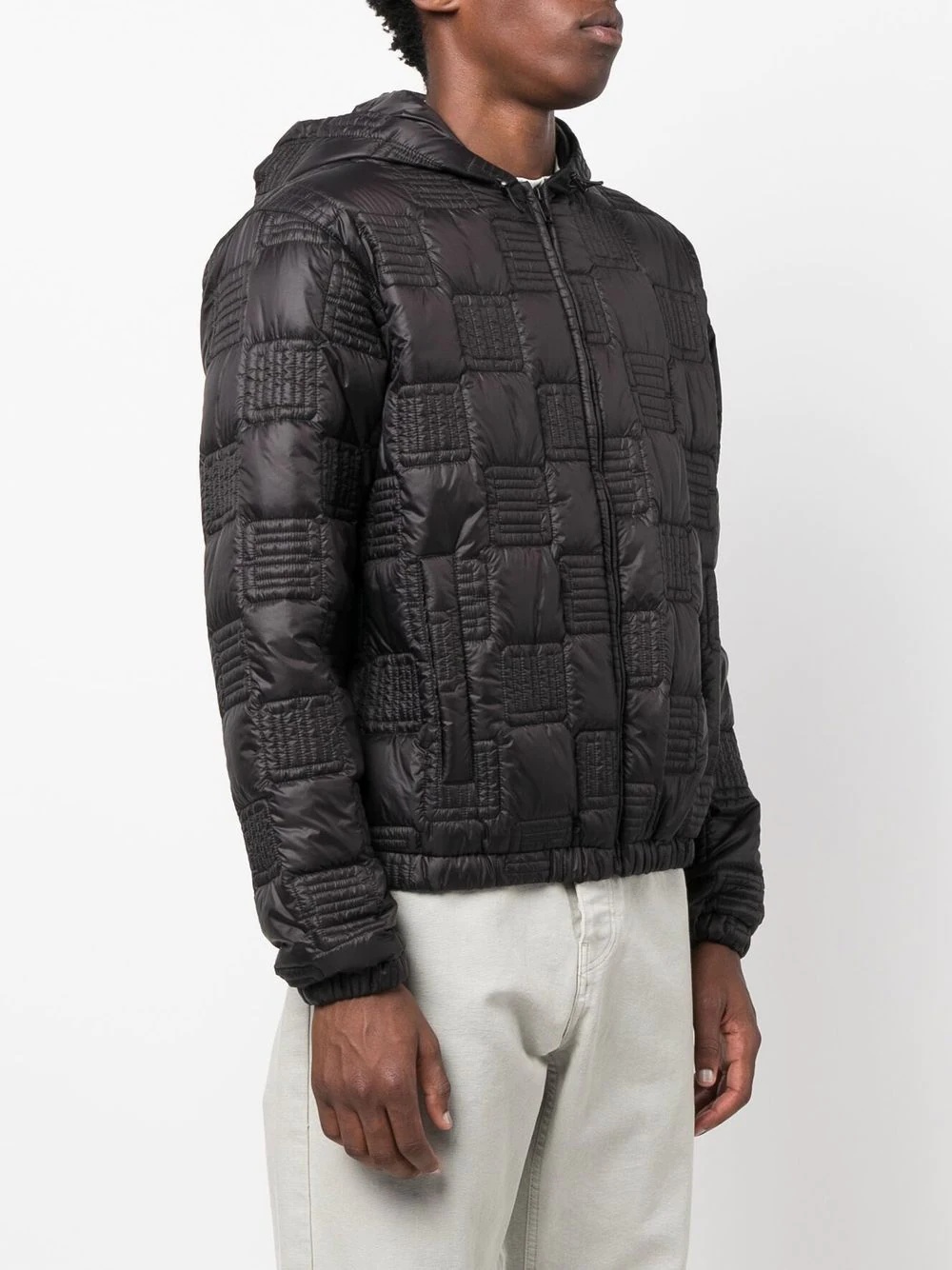 quilted hooded jacket - 3