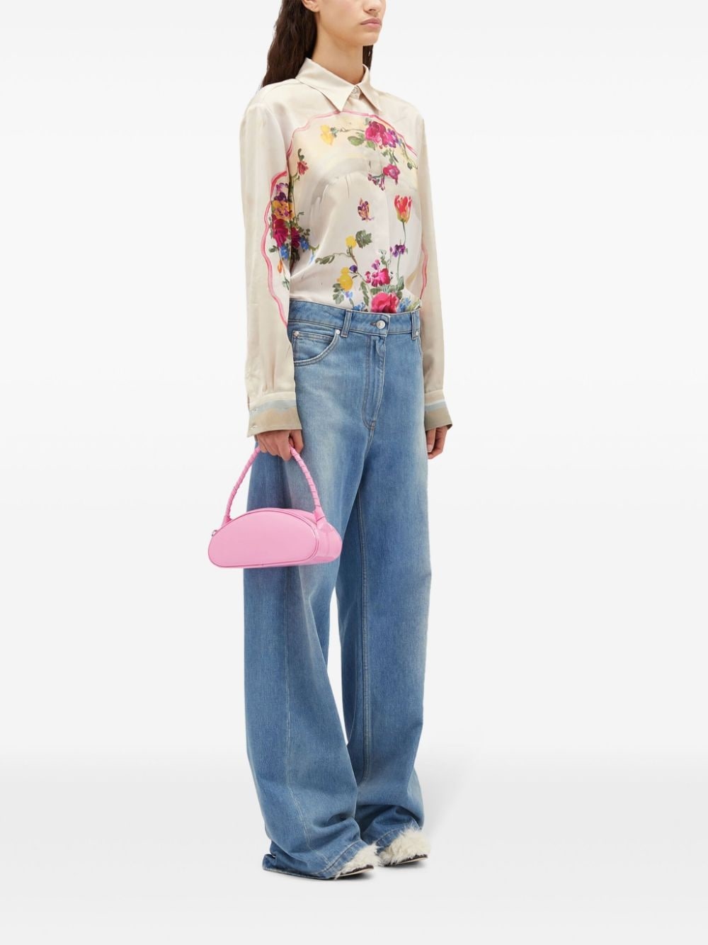 floral-print long-sleeve shirt - 2