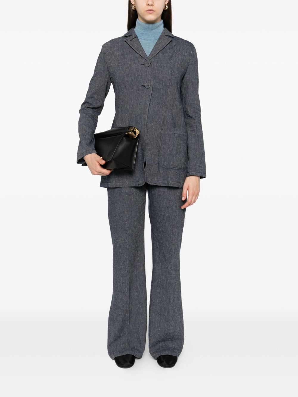 Robin button-fastening blazer - 2