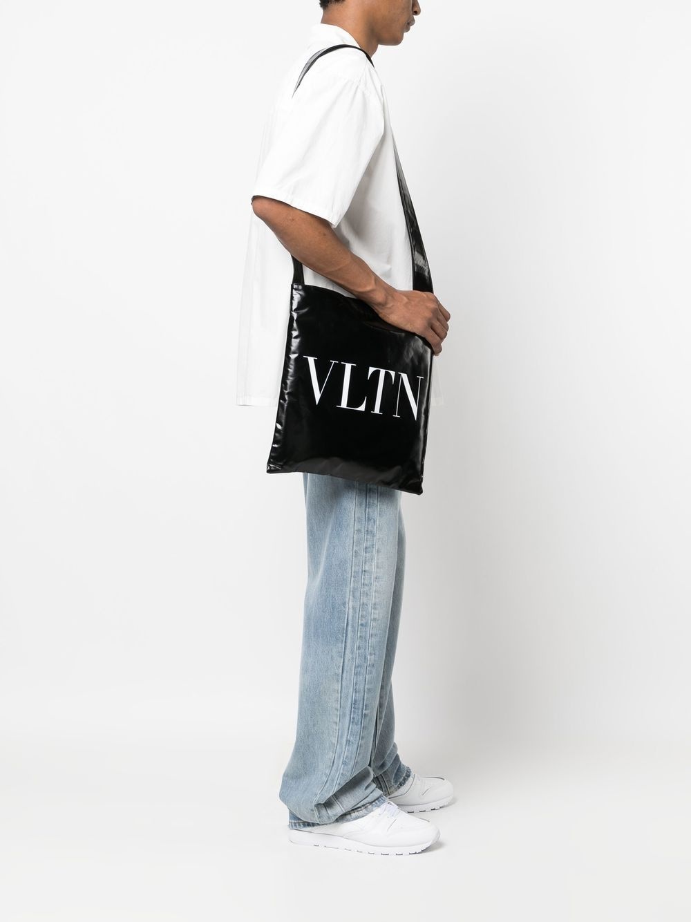 VLTN-print shoulder bag - 2