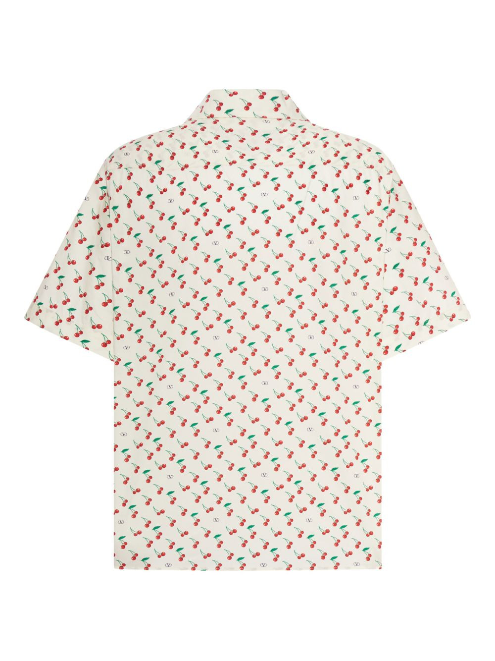 COTTON POPLIN BOWLING SHIRT WITH CHERRYFIC PRINT - 2