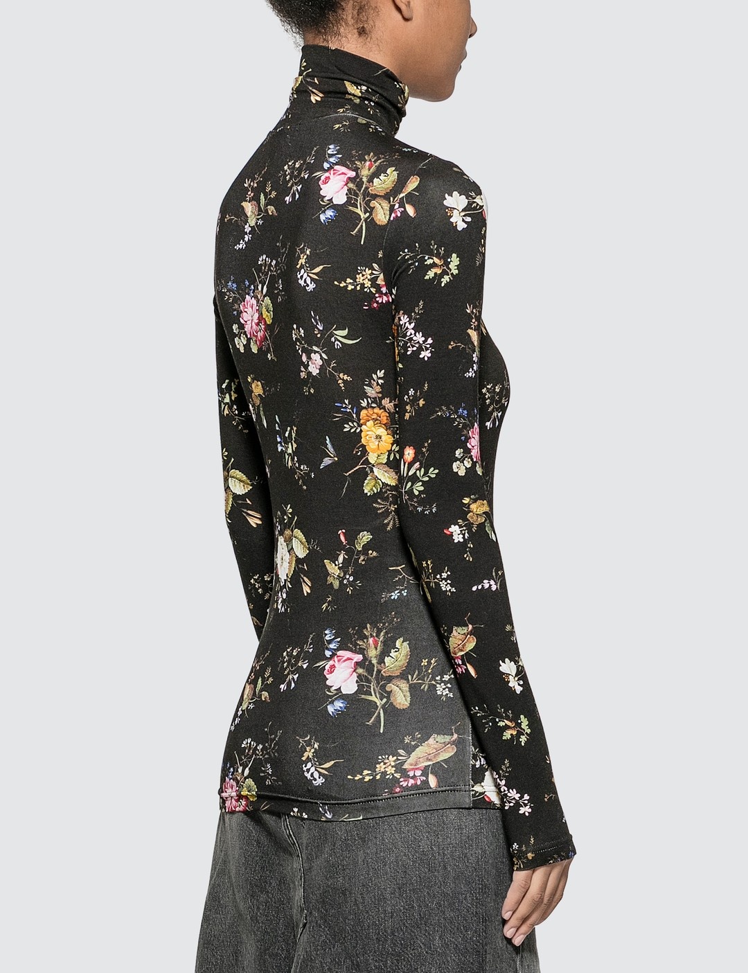 FLORAL TURTLENECK TOP - 7