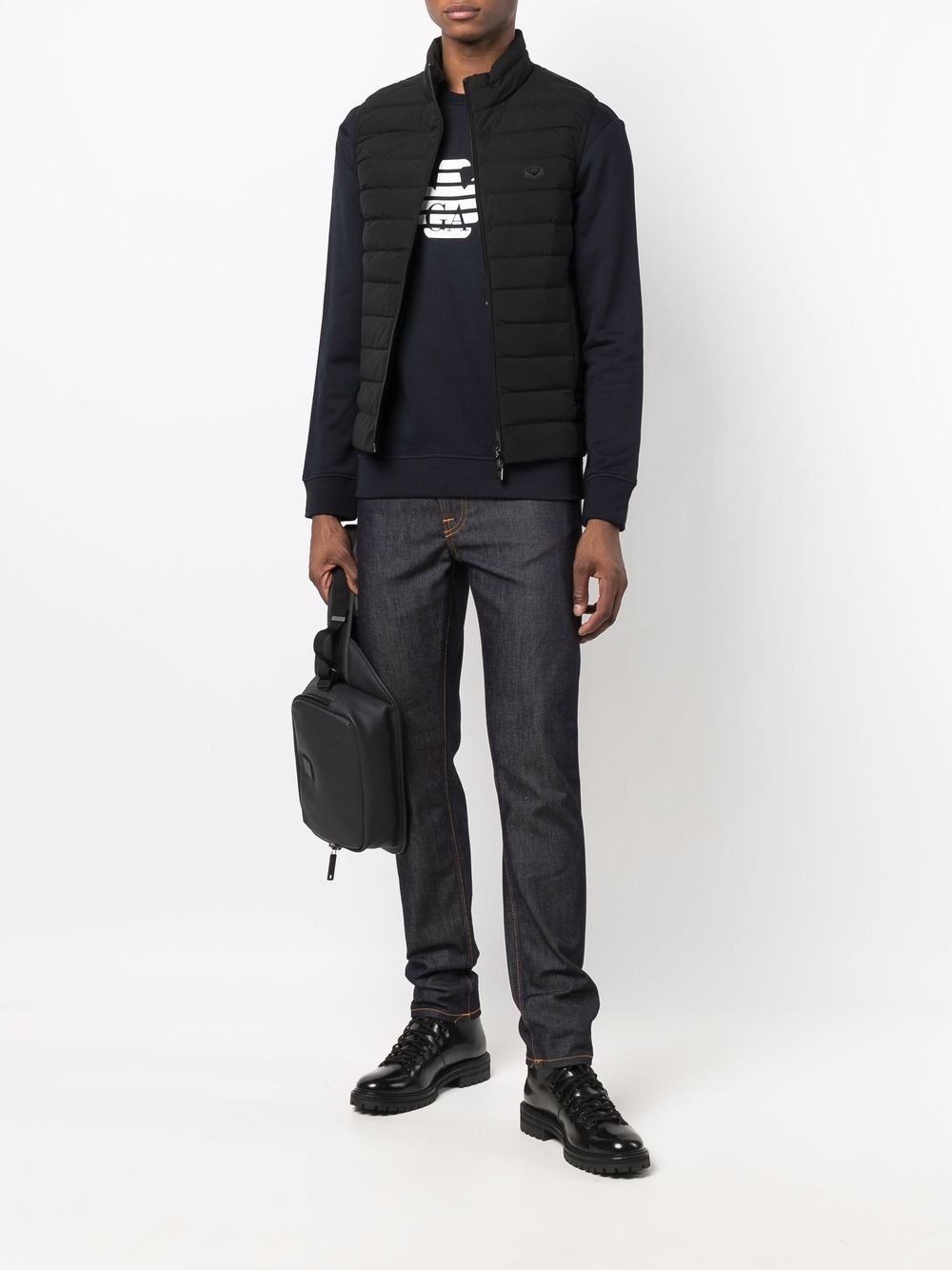 logo-print crew-neck sweatshirt - 2