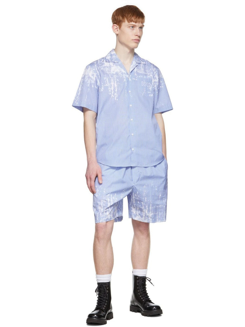 DSQUARED2 Blue Cotton Shorts outlook