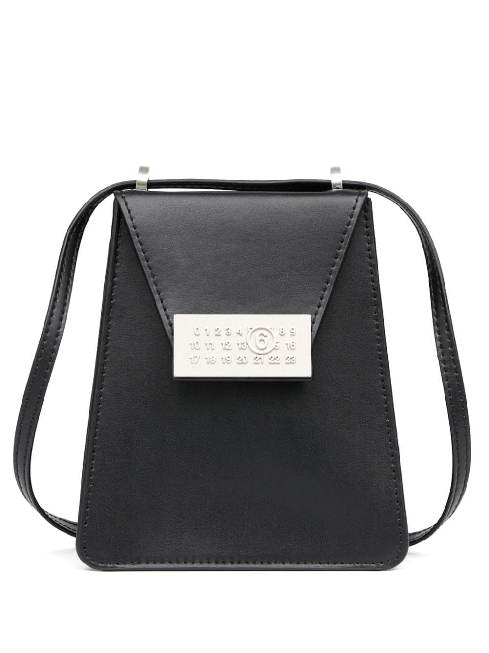 Numbers vertical leather mini bag - 1
