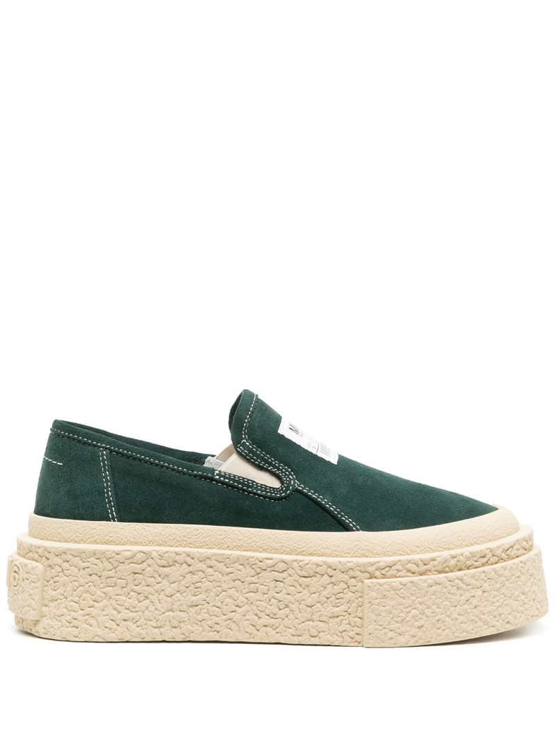 logo-patch 60mm loafers - 1