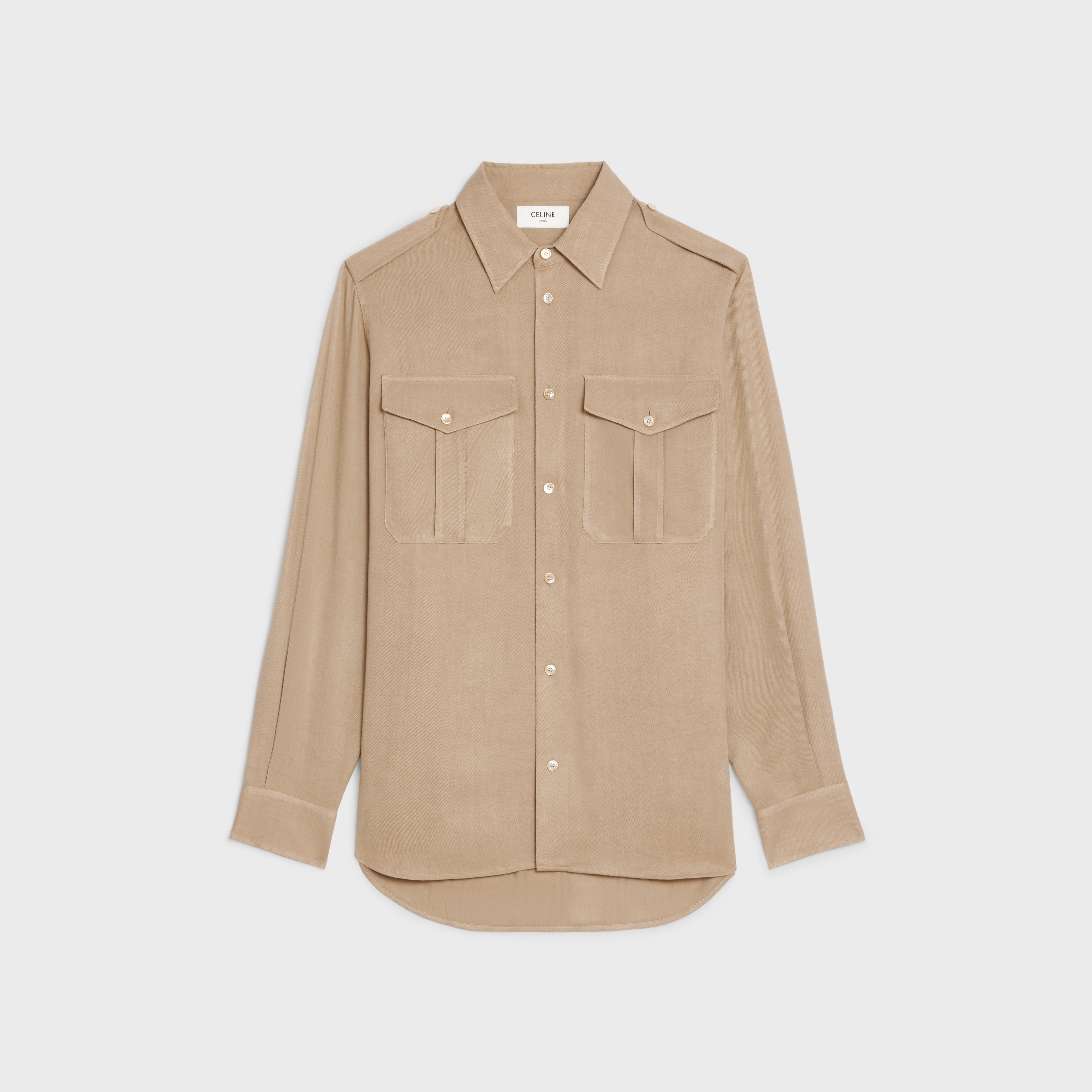 Reporter shirt in lightweight Viscose - 1