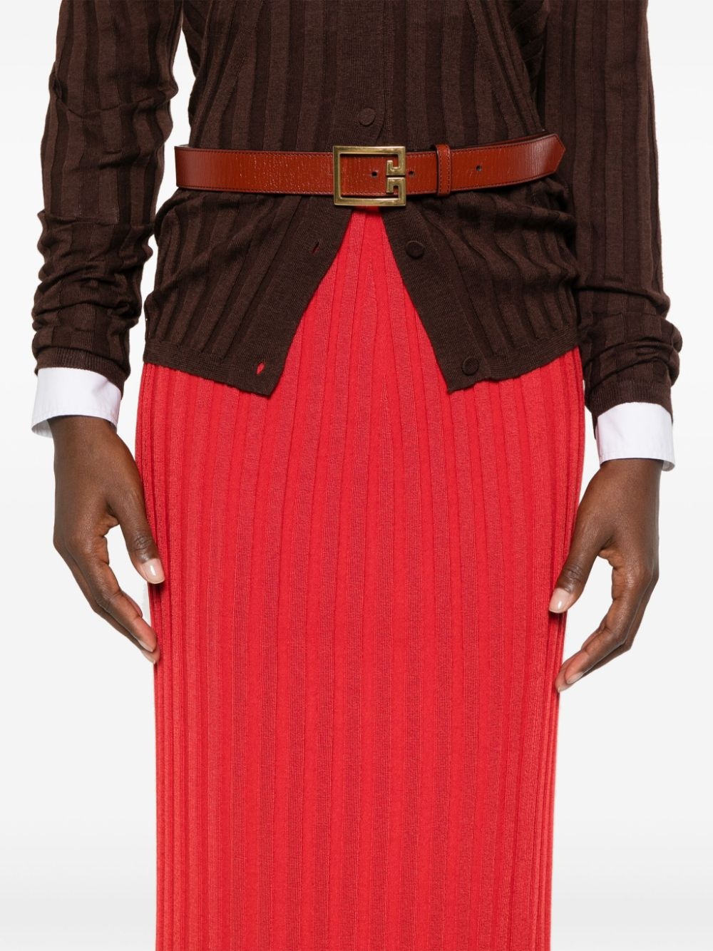 chunky-ribbed skirt - 5