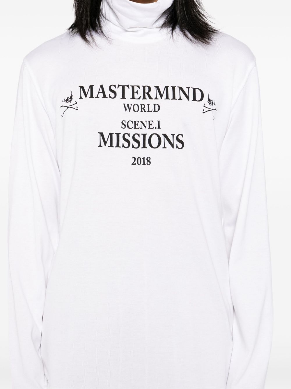 logo print long sleeve t-shirt - 4