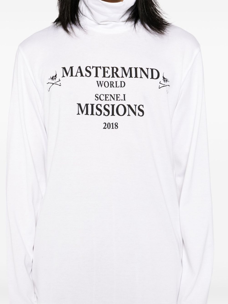 logo print long sleeve t-shirt 4