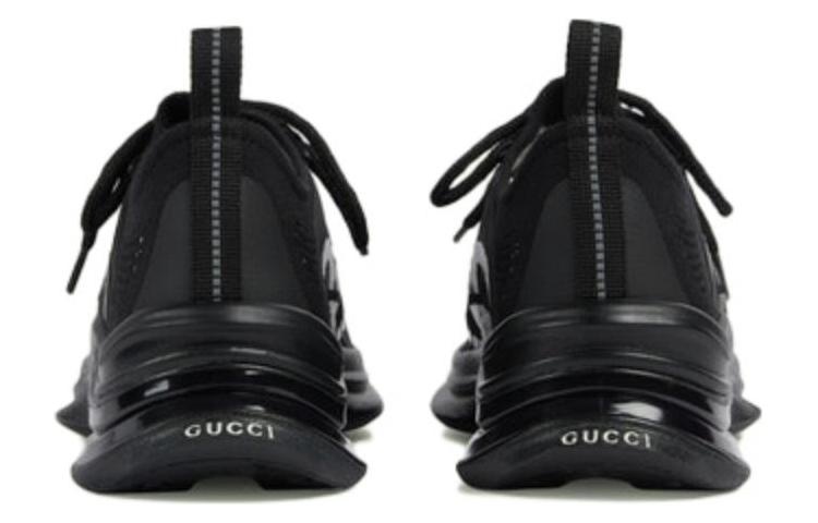 (WMNS) Gucci Run Sneaker 'Black' 714665-USM10-8442 - 4