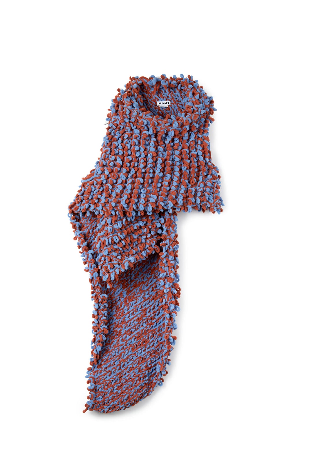 CINIGLIA CROP TOP / azure & coral - 1
