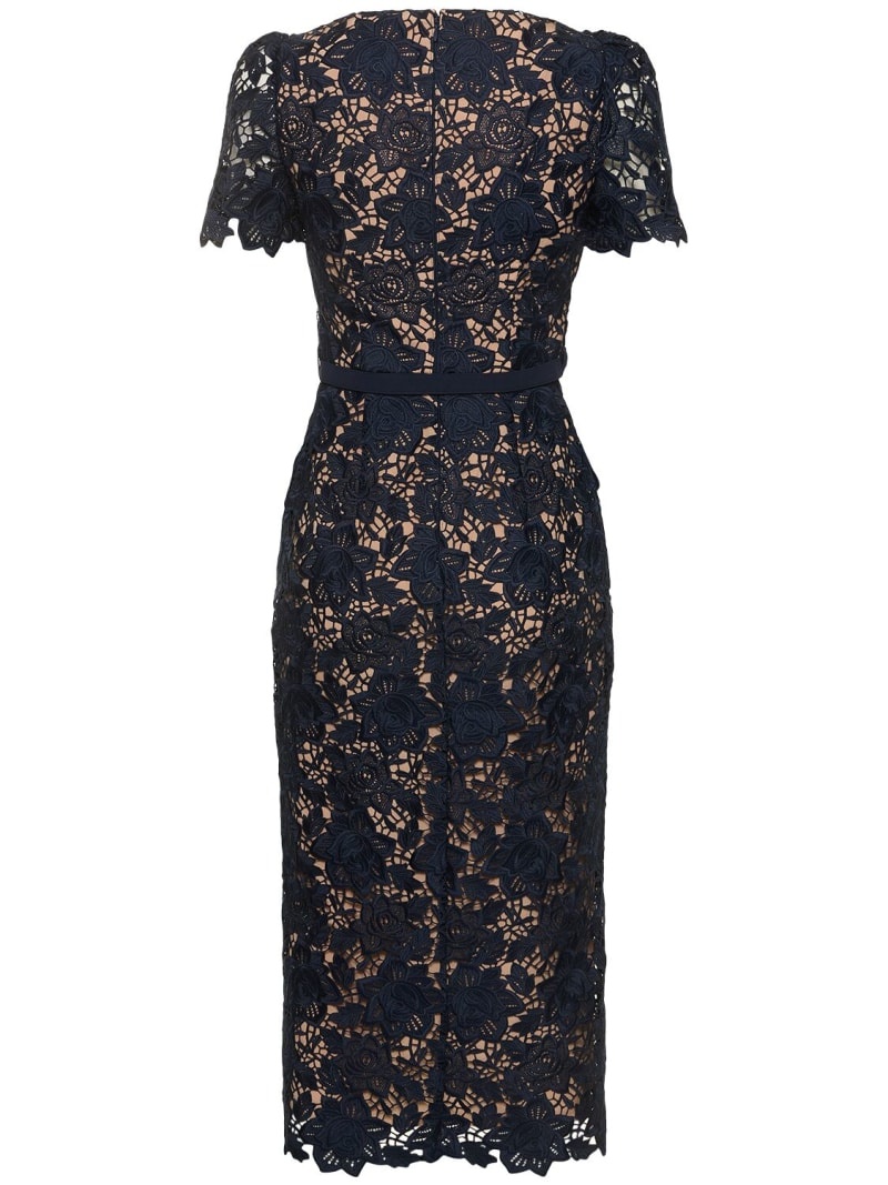 Lace midi dress - 3