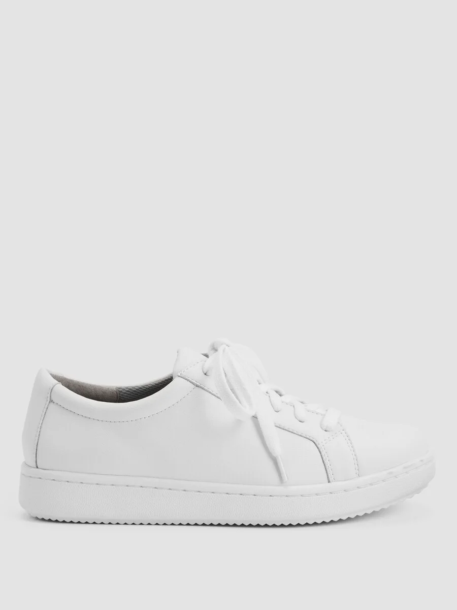 Cal Washed Leather Sneaker - 1