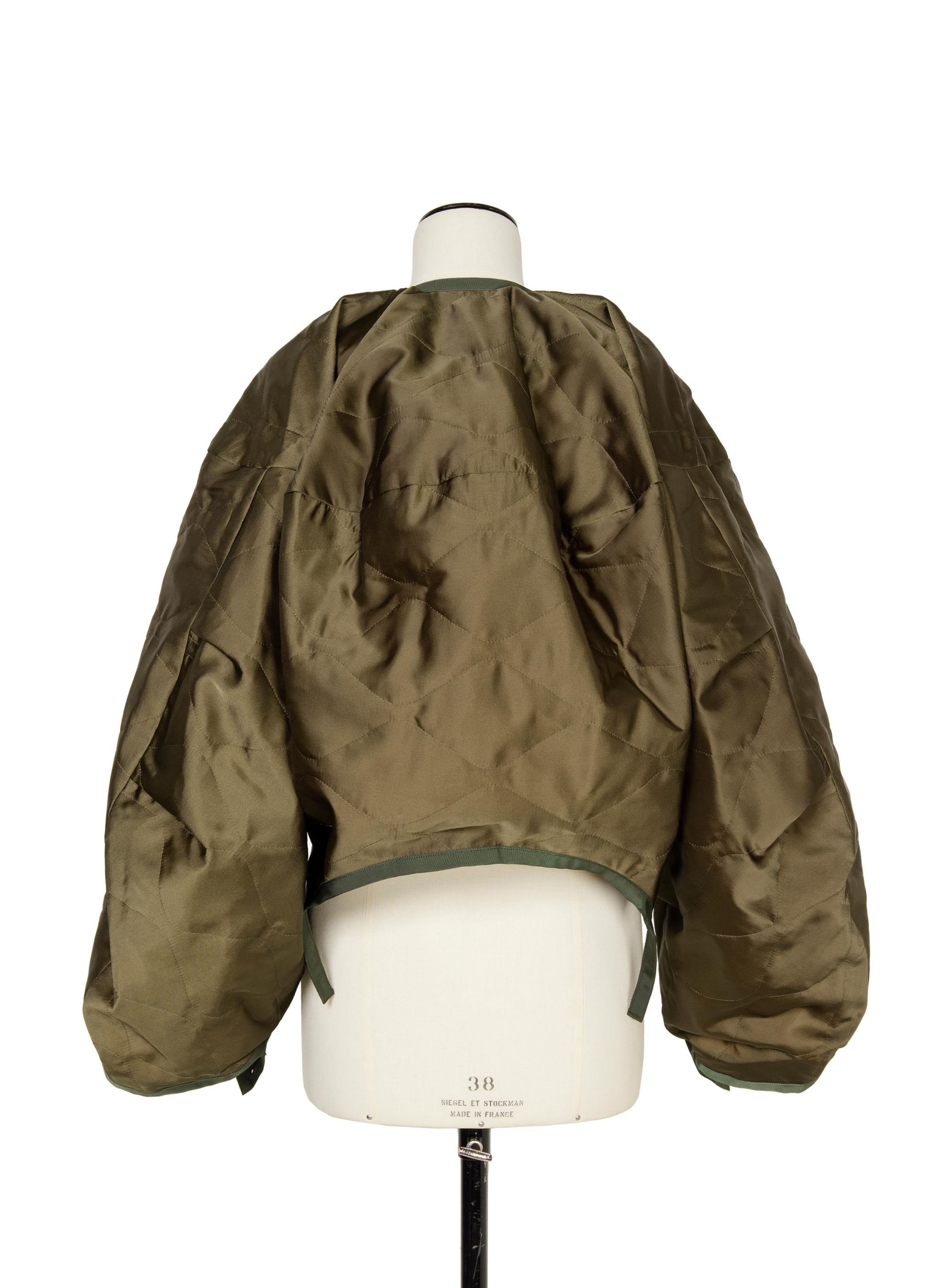 Satin Quilted Blouson - 3
