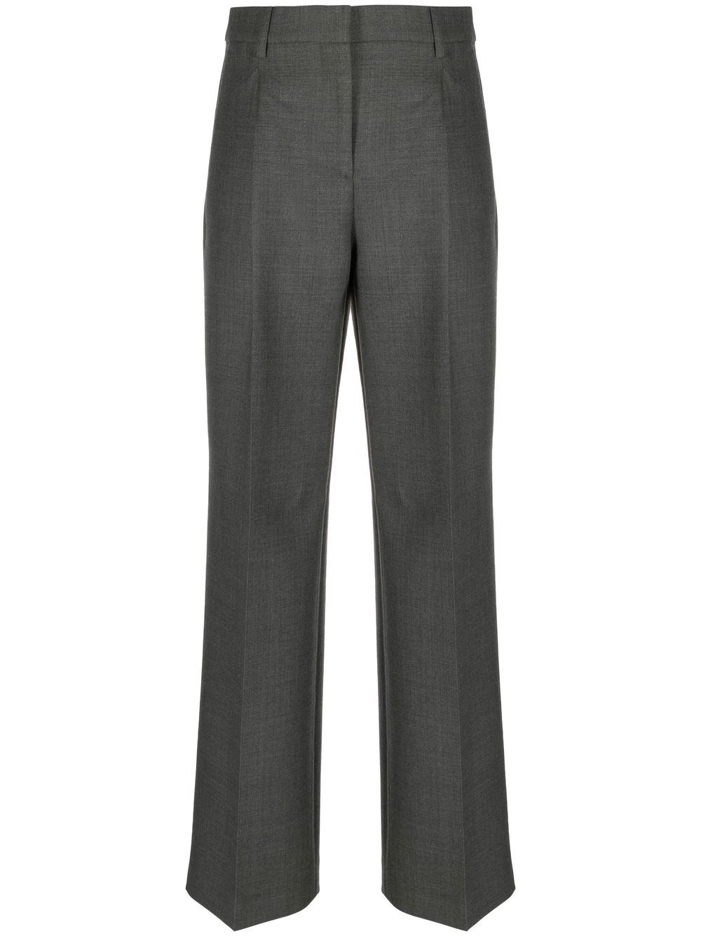 straight-cut tailored trousers - 1