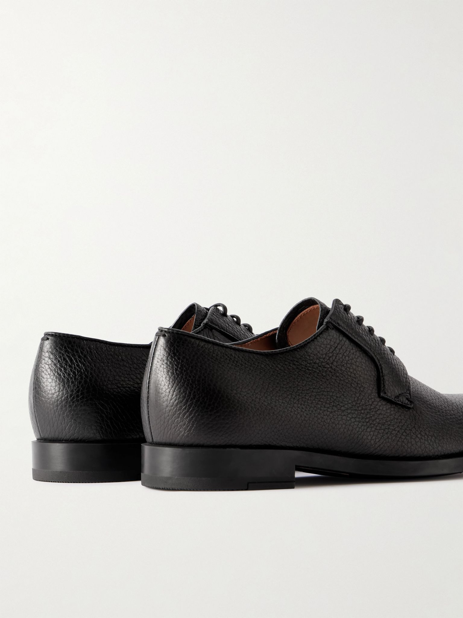 New Classic Flex Full-Grain Leather Derby Shoes Black - 5