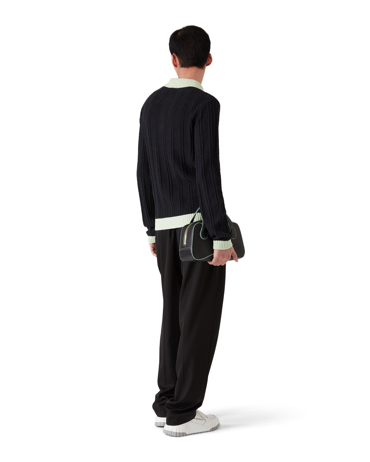 Boucle Long Sleeve Polo Shirt | Casablanca Paris - 3