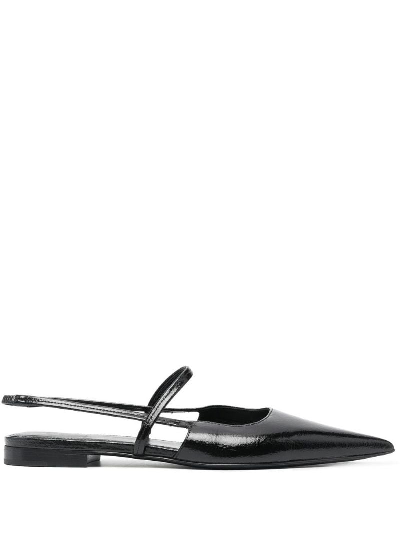 The Sharp slingback flat sandals - 1