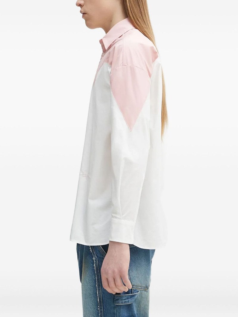 FIORUCCI two-tone panelled shirt outlook